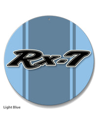 Mazda Rx-7 Series 1 Emblem Round Aluminum Sign