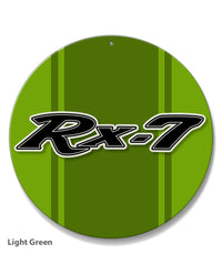 Mazda Rx-7 Series 1 Emblem Round Aluminum Sign