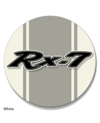 Mazda Rx-7 Series 1 Emblem Round Aluminum Sign