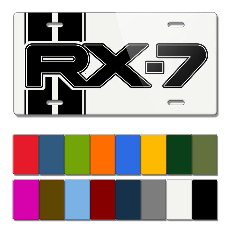 Mazda Rx-7 Series 2 Emblem Novelty License Plate