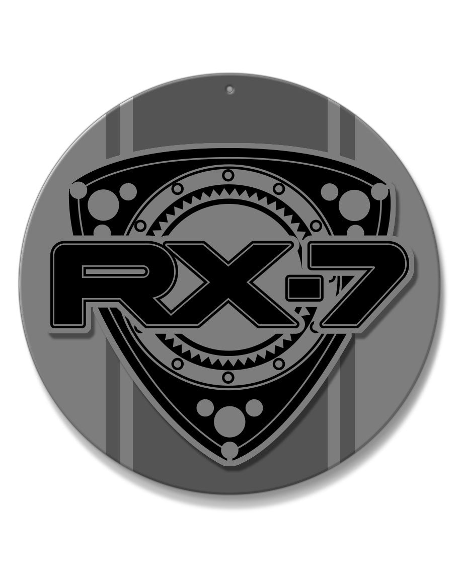 MAZDASPEED Inspired RX7 RX8 Racing Decal Stickers - Black Emblem Logo For Left & Right Side