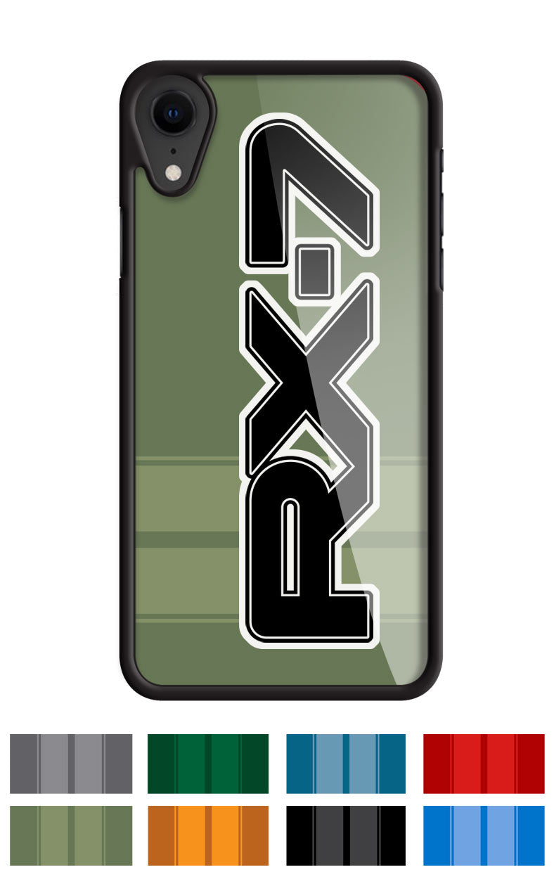 Mazda Rx-7 Series 2 Emblem Smartphone Case - Racing Stripes
