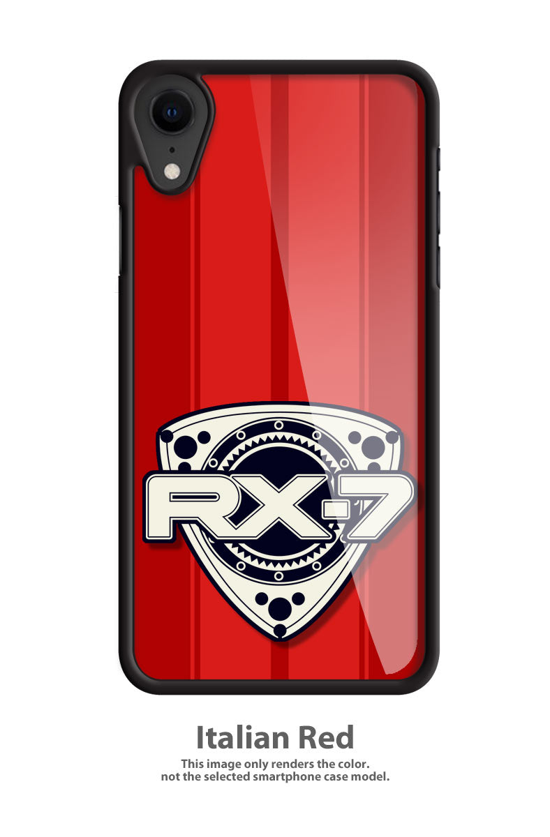 Mazda Rx-7 Series 2 Rotary Emblem Smartphone Case - Racing Stripes