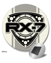 Mazda Rx-7 Series 2 Rotary Emblem Round Fridge Magnet