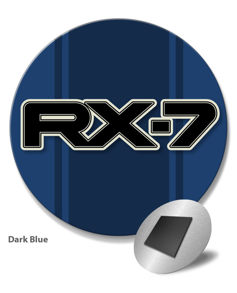 Mazda Rx-7 Series 2 Emblem Round Fridge Magnet