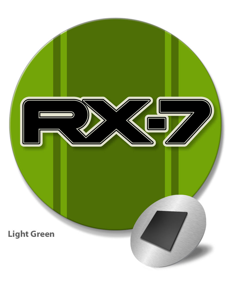 Mazda Rx-7 Series 2 Emblem Round Fridge Magnet