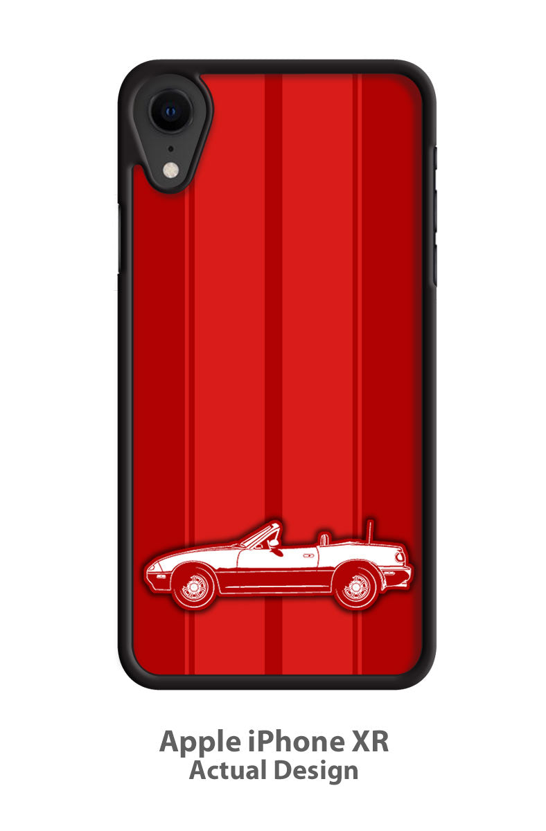 Mazda Miata MX-5 Convertible Smartphone Case - Racing Stripes