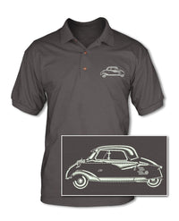 Messerschmitt KR200 Coupe - Adult Pique Polo Shirt - Side View