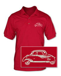 Messerschmitt KR200 Coupe - Adult Pique Polo Shirt - Side View