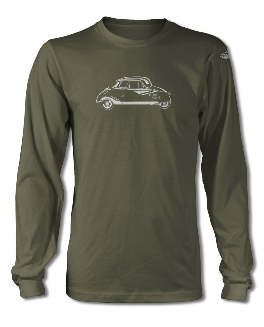 Messerschmitt KR200 Coupe T-Shirt - Long Sleeves - Side View