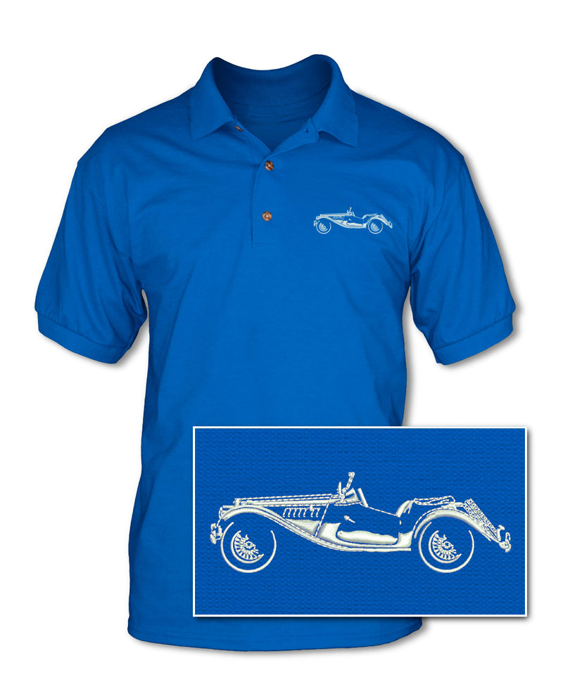 MG TF Roadster Adult Pique Polo Shirt - Side View