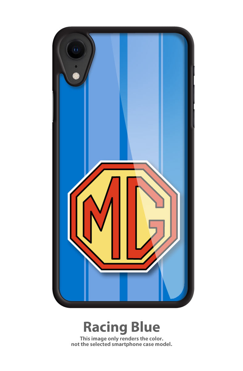 MG Badge Emblem Smartphone Case - Racing Stripes