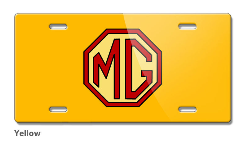 MG Badge Emblem Novelty License Plate - Vintage Emblem