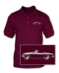 MG MGB Convertible Adult Pique Polo Shirt - Side View