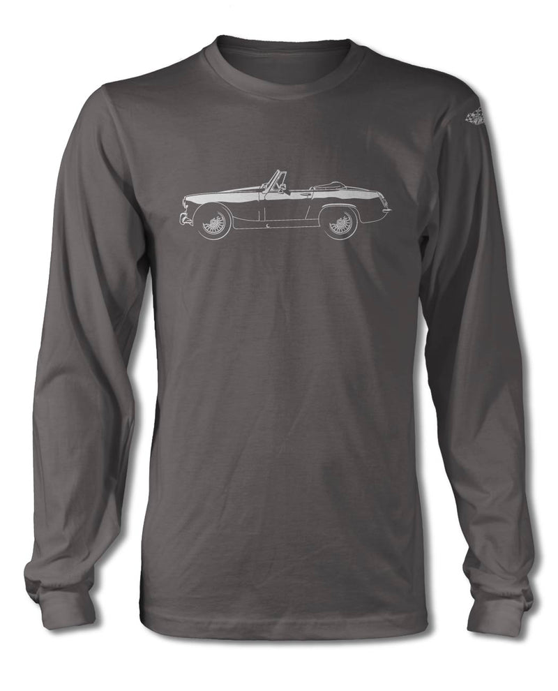 MG Midget Convertible T-Shirt - Long Sleeves - Side View