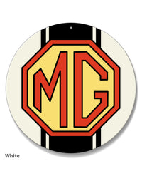 MG Emblem Round Aluminum Sign