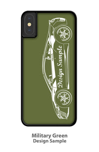 1973 Ford Mustang Sports with Stripes Convertible Smartphone Case - Side View