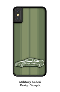 1967 Ford Mustang Base Coupe  Smartphone Case - Racing Stripes