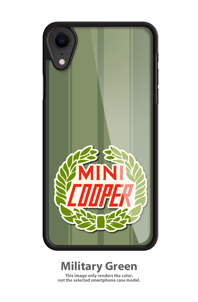 Mini Cooper Emblem Smartphone Case - Racing Stripes