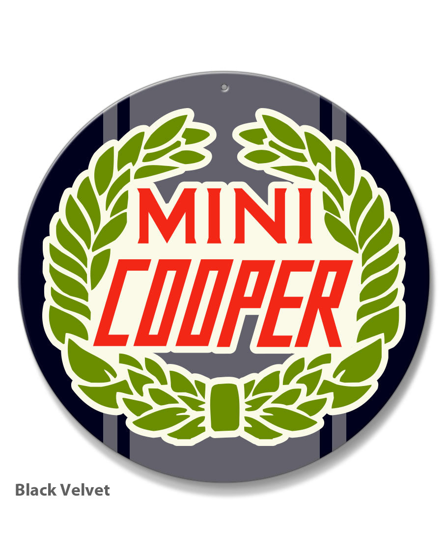 Mini Cooper Emblem Round Aluminum Sign – Legend Lines Mini Cooper Emblem Round Aluminum Sign – Legend Lines