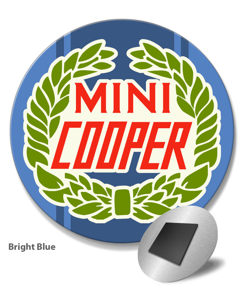 Mini Cooper Emblem Round Fridge Magnet