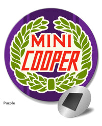 Mini Cooper Emblem Round Fridge Magnet