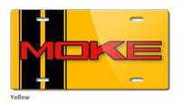 Mini Moke Emblem Novelty License Plate