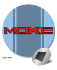 Mini Moke Emblem Round Fridge Magnet