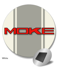 Mini Moke Emblem Round Fridge Magnet