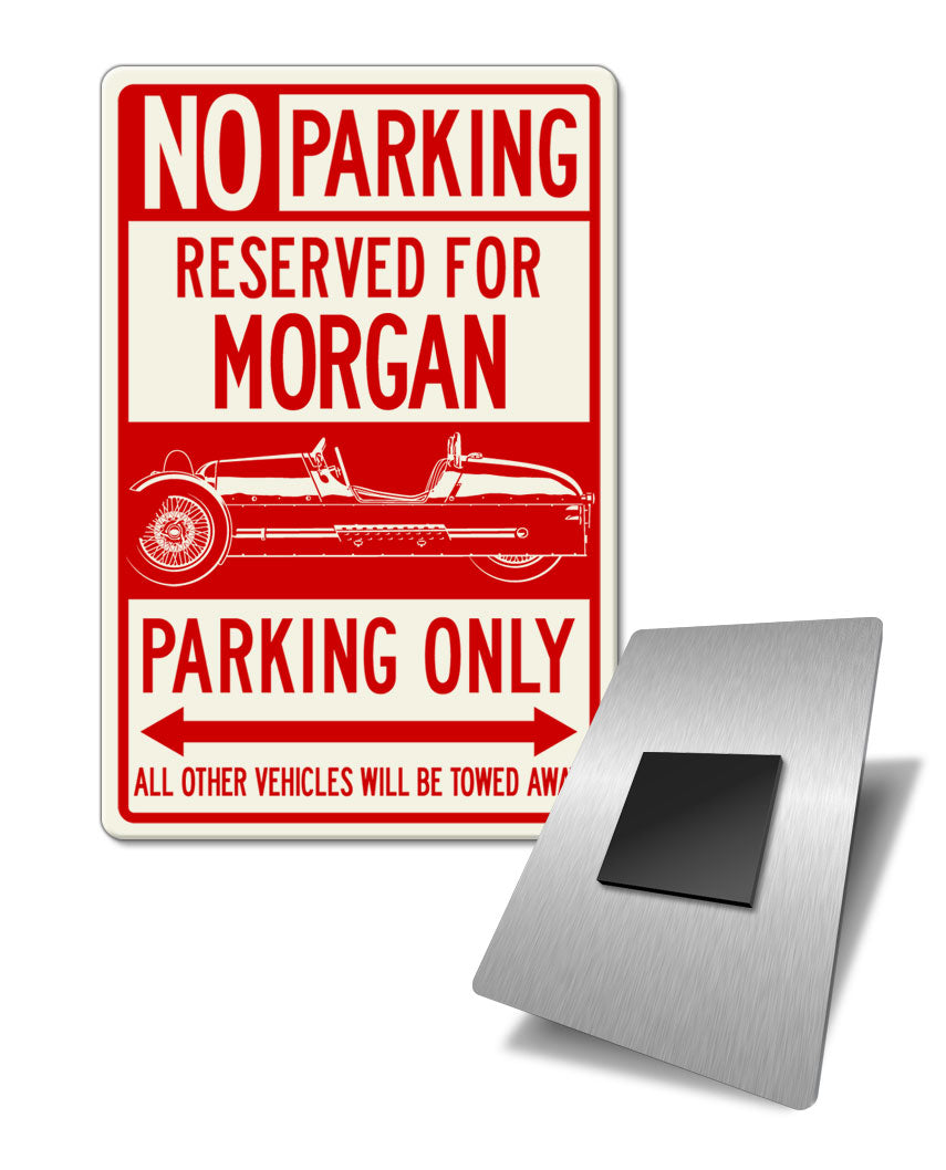 Morgan Three-Wheeler Aero Super Sport Reserved Parking Fridge Magnet