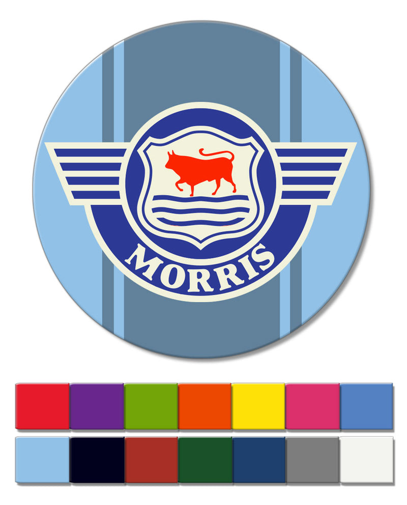 Morris Emblem Round Fridge Magnet