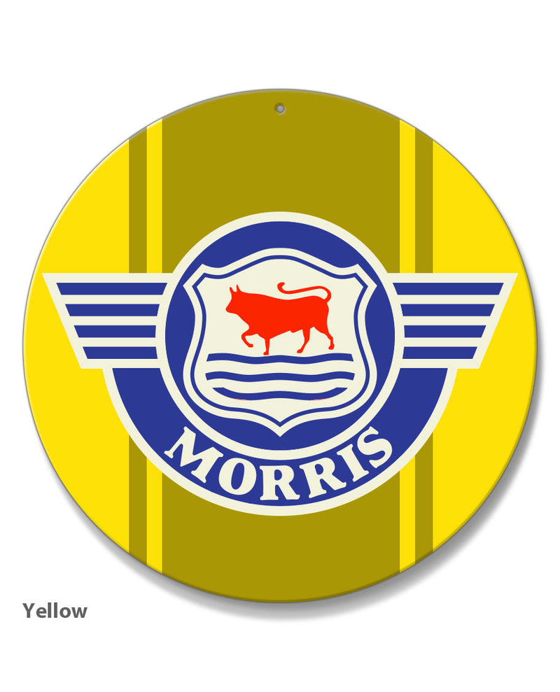 Austin Morris Emblem Round Aluminum Sign