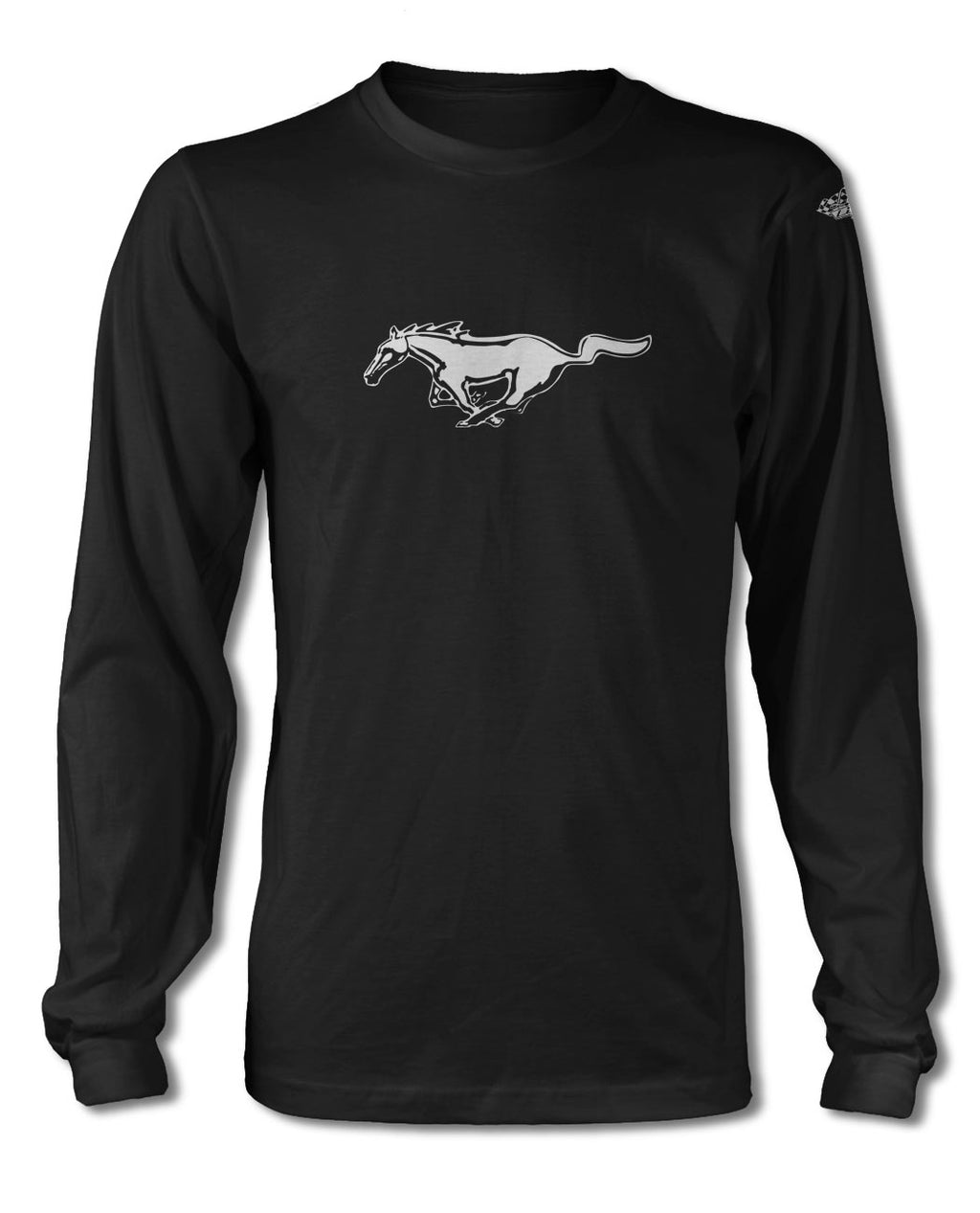 Ford Mustang Emblem T-Shirt - Long Sleeves - Emblem