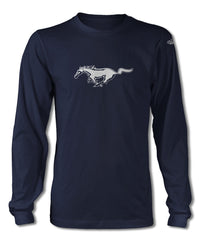 Ford Mustang Emblem T-Shirt - Long Sleeves - Emblem