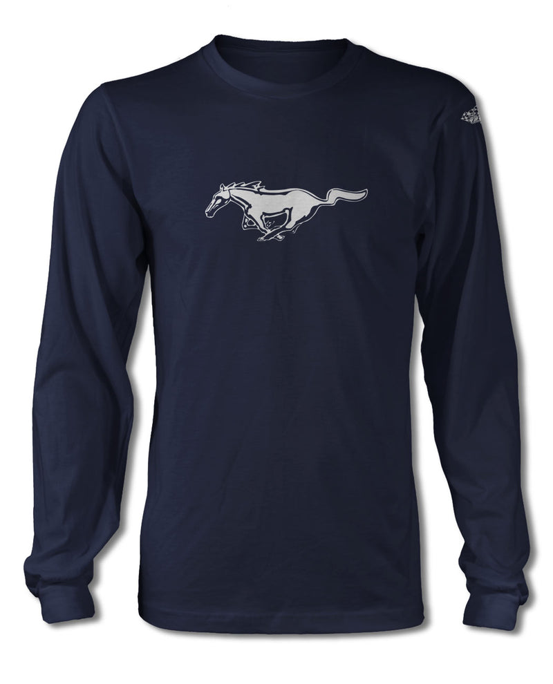 Ford Mustang Emblem T-Shirt - Long Sleeves - Emblem