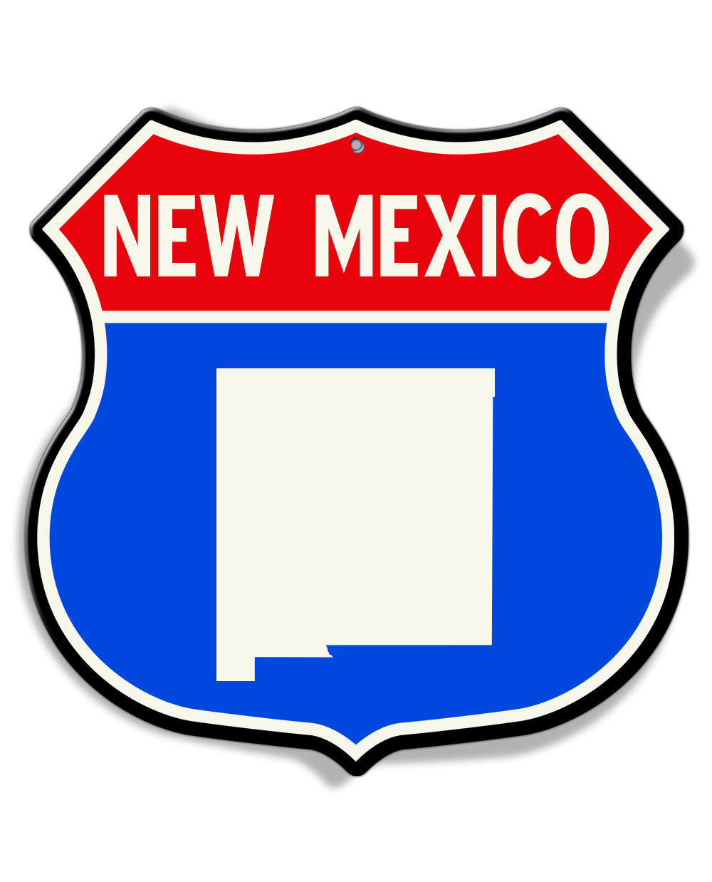State of New Mexico Interstate - Shield Shape - Aluminum Sign