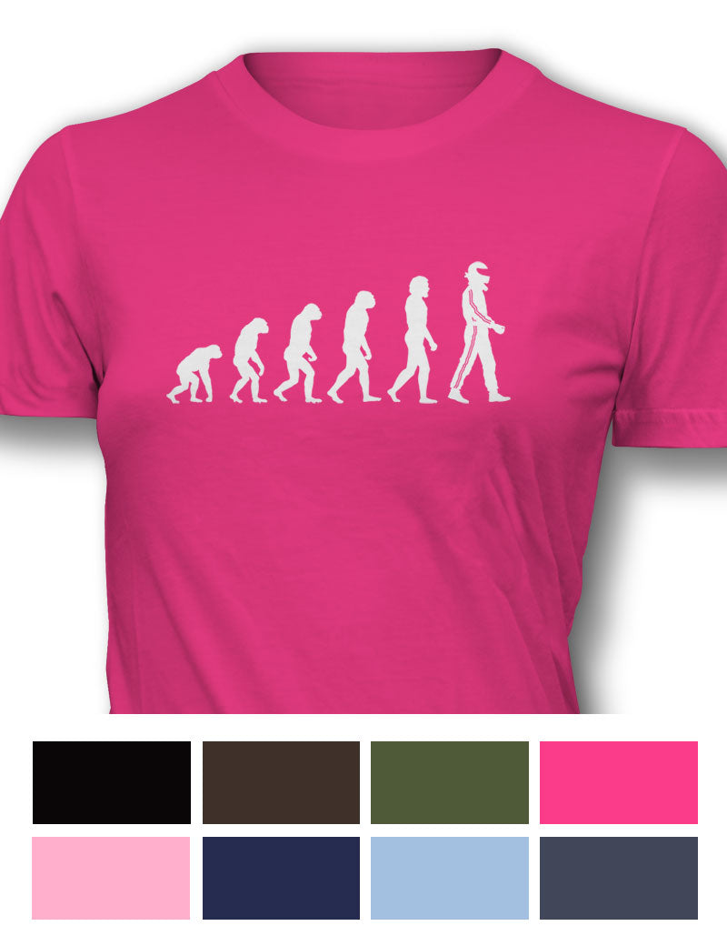 Evolution to Race Women T-Shirt 