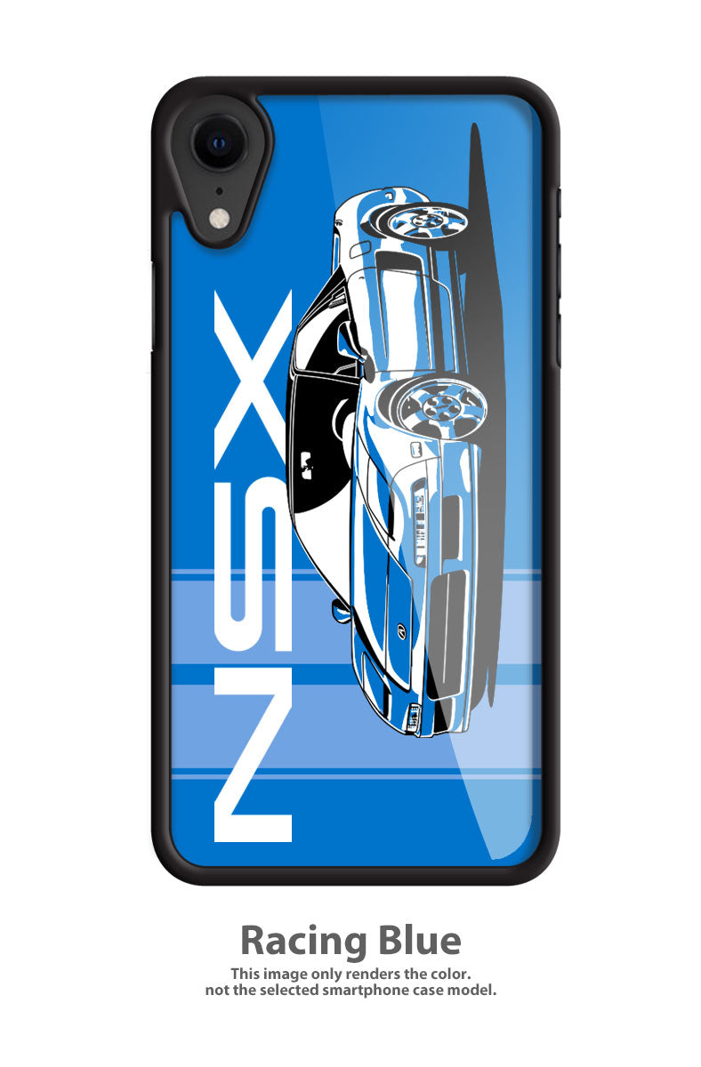 Acura NSX Emblem 3/4 Front Smartphone Case - Racing Stripes