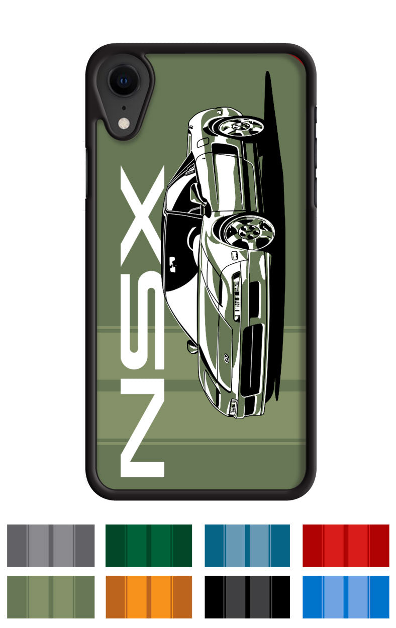 Acura NSX Emblem 3/4 Front Smartphone Case - Racing Stripes