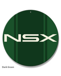 Acura - Honda NSX Emblem Round Aluminum Sign