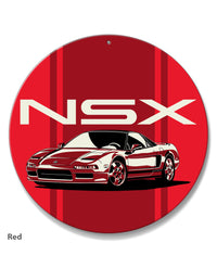 Acura - Honda NSX 3/4 Front View Emblem Round Aluminum Sign