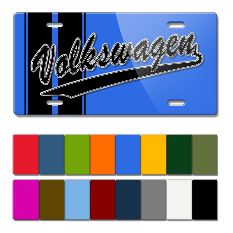 Vintage Volkswagen Emblem Novelty License Plate