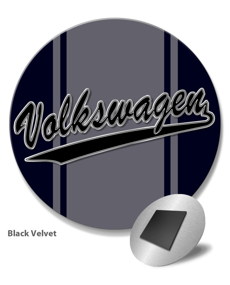 Vintage Volkswagen Emblem Round Fridge Magnet