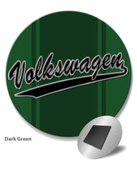 Vintage Volkswagen Emblem Round Fridge Magnet