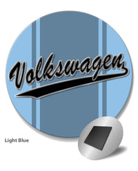 Vintage Volkswagen Emblem Round Fridge Magnet
