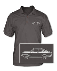 Opel Kadett B Coupe - Adult Pique Polo Shirt - Side View