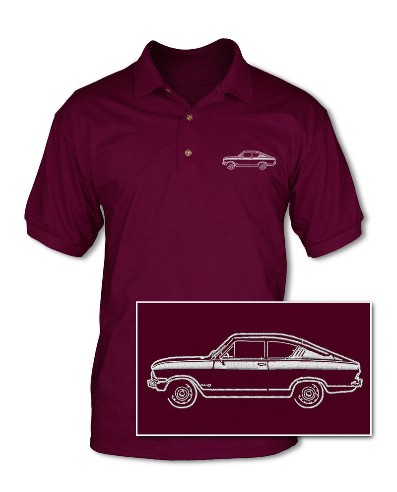 Opel Kadett B Coupe - Adult Pique Polo Shirt - Side View