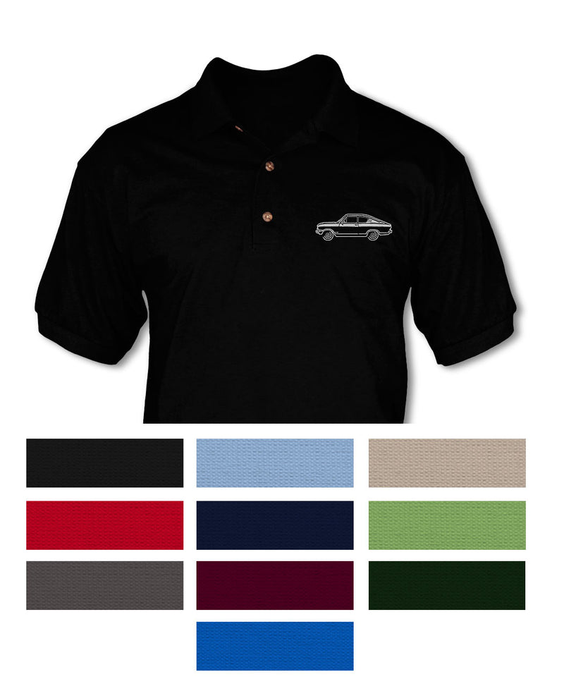 Opel Kadett B Coupe - Adult Pique Polo Shirt - Side View