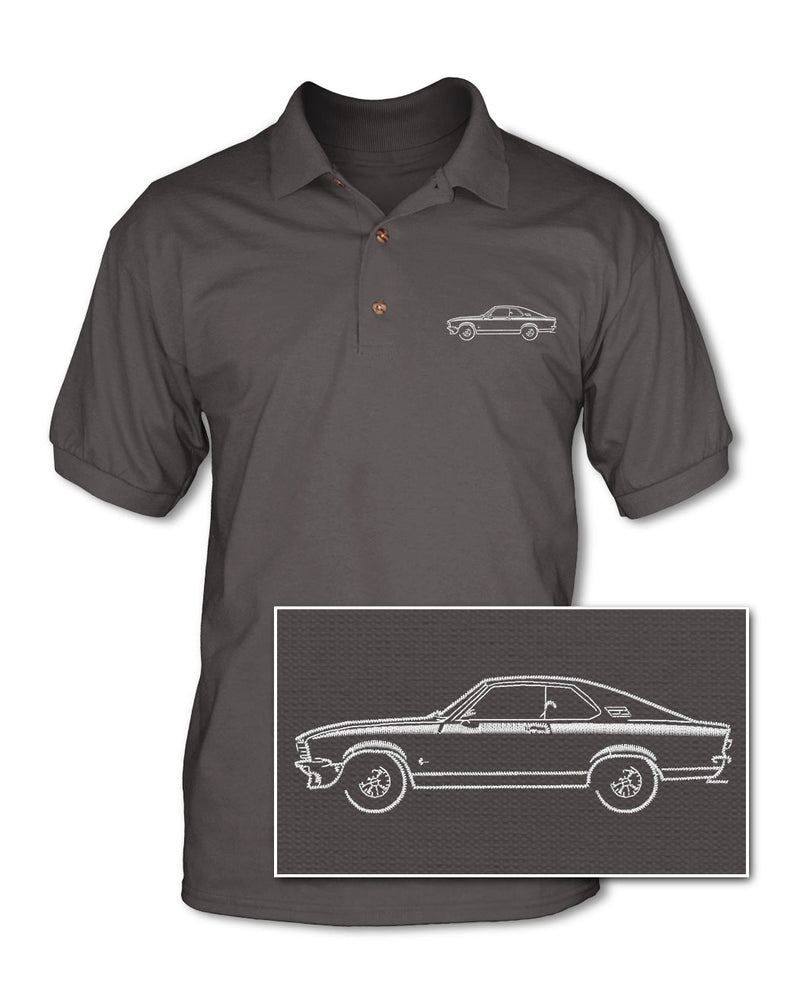 Opel Manta A Coupe - Adult Pique Polo Shirt - Side View