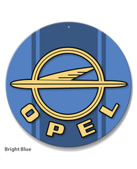 Opel 1954 - 1963 Emblem Round Aluminum Sign